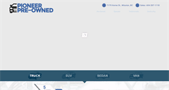 Desktop Screenshot of pioneerpreowned.com